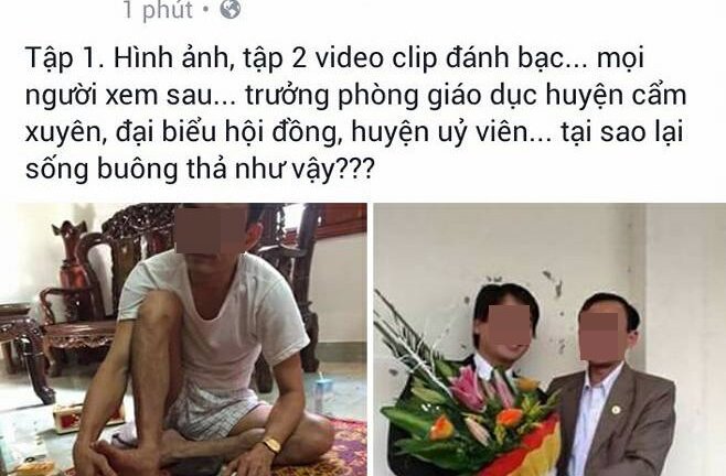 Trưởng phòng Giáo dục đánh bài bị tung lên mạng xã hội: Người trực tiếp chụp ảnh lên tiếng