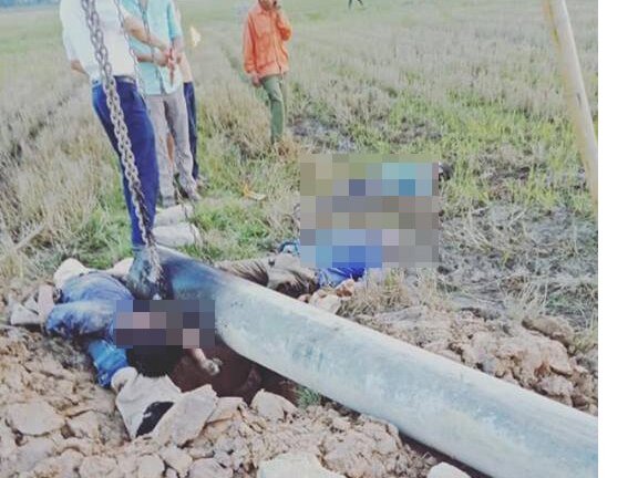 Bốn người bị giật chết trong lúc dựng cột điện ở Hà Tĩnh