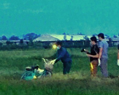 Thi thể nguyên bác sĩ quân y trên cánh đồng lúa