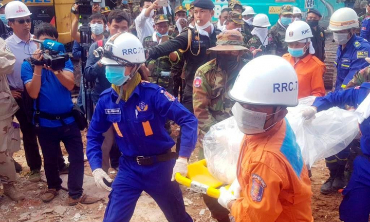 Sập tòa nhà 7 tầng ở Campuchia: Chủ thầu Trung Quốc có thể nhận án phạt lên tới 3 năm tù