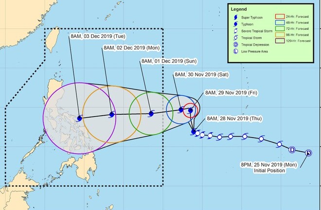 Siêu bão Kammuri đổ bộ Philipines sau ngày khai mạc SEA Games 30