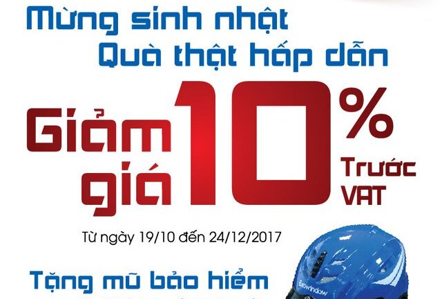 Eurowindow ưu đãi giảm giá 10% mừng sinh nhật chi nhánh TP.HCM