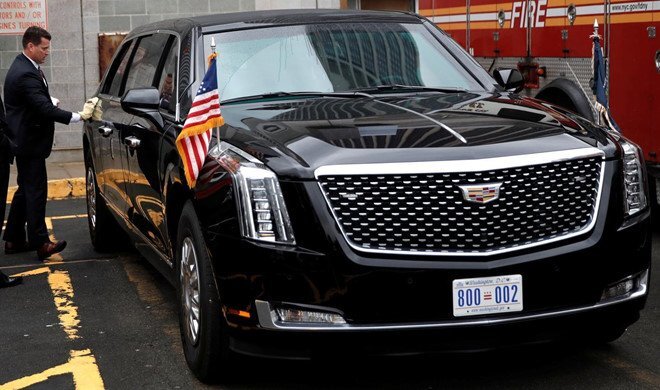 Bên trong xe 'quái thú' mới của ông Trump giá 16 triệu USD có gì?