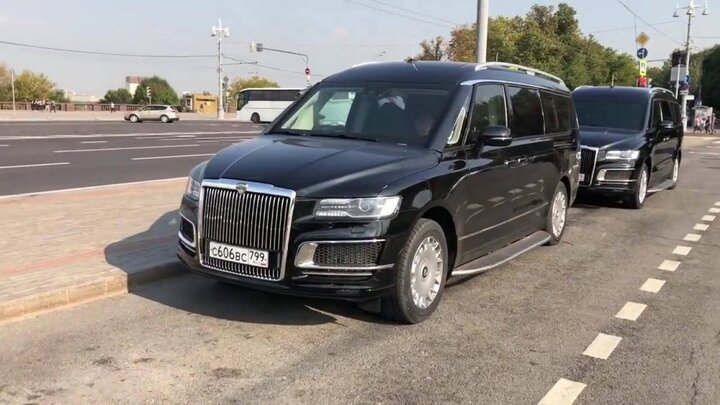 Aurus Arsenal - minivan bọc thép của đoàn xe Tổng thống Nga