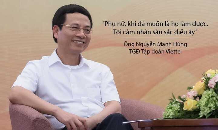 CEO Viettel: 'Hãy luôn nhớ, khi phụ nữ muốn là sẽ làm được'
