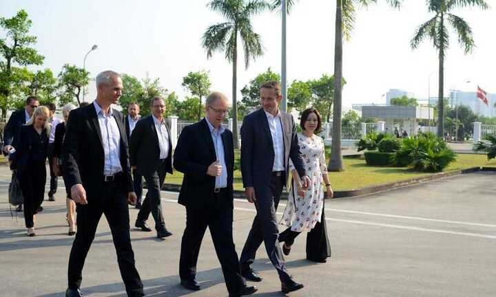 KCN Tân Trường vinh dự đón tiếp Bộ trưởng Bộ Ngoại Giao Đan Mạch