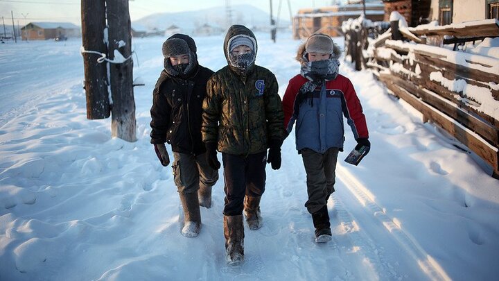 Lạnh -50°C, trẻ em ở nơi này vẫn đi học bình thường