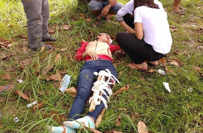 Cô gái đuổi cướp đến gãy chân ở Đồng Nai: ‘Chúng đã cướp điện thoại còn cười đùa, giễu cợt tôi'