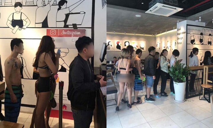 Xử phạt quán trà sữa ở Sài Gòn tung chiêu khuyến mãi cho khách mặc bikini