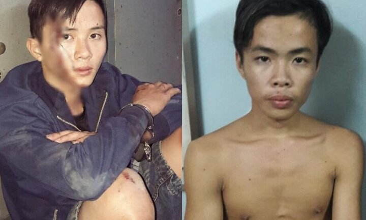 Bị truy đuổi, 2 tên cướp đạp xe cảnh sát vào dải phân cách