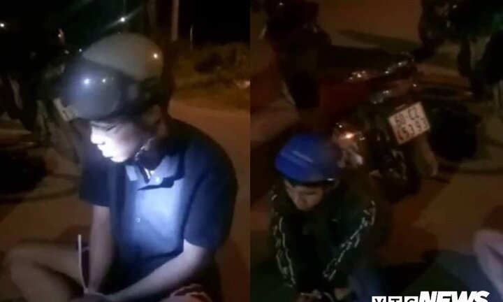 Hiệp sĩ bắt gọn 2 thanh niên dùng dao cướp túi xách, xe máy của phụ nữ