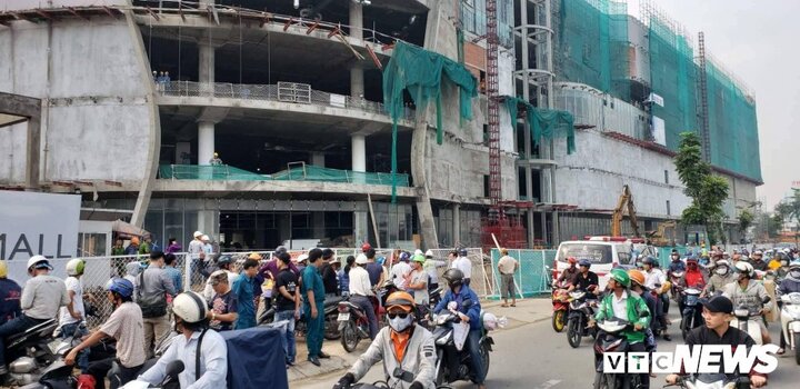 Rơi xuống đất từ công trình đang xây dựng, 3 công nhân nguy kịch