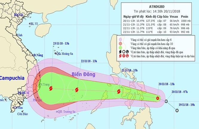 Bão số 9 áp sát bờ ảnh hưởng thế nào tới miền Trung?