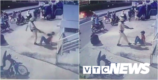 CSGT đá, chĩa súng vào 2 'quái xế': 'Ở Mỹ chắc ăn đạn rồi chứ không phải ăn đá'