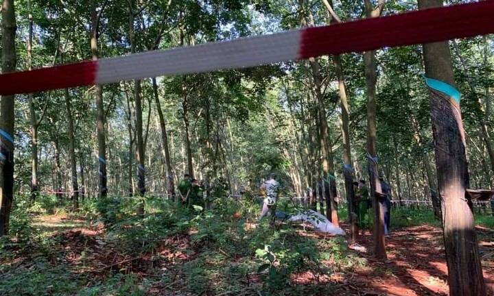 Cô gái trẻ chết lõa thể trong lô cao su ở Bà Rịa - Vũng Tàu