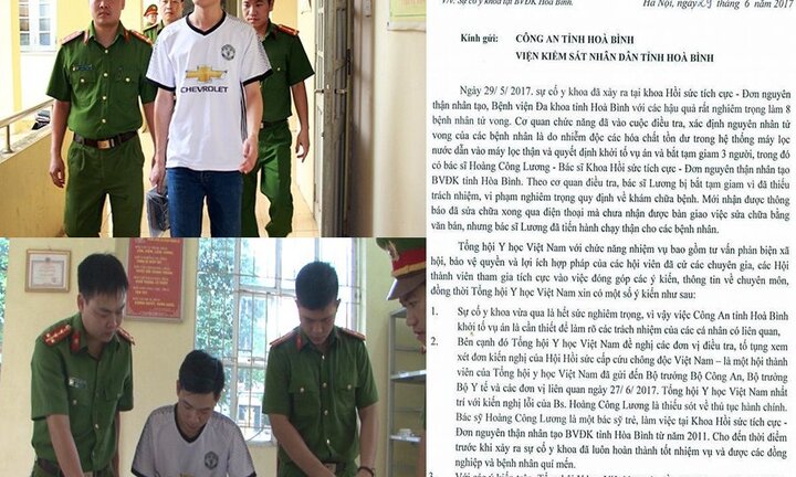 Tổng Hội Y học Việt Nam kiến nghị Công an Hòa Bình cho bác sĩ Lương được tại ngoại