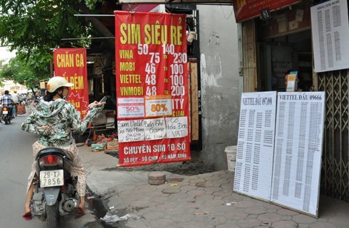 Hàng loạt nhà mạng sắp 'cháy' kho SIM 10 số