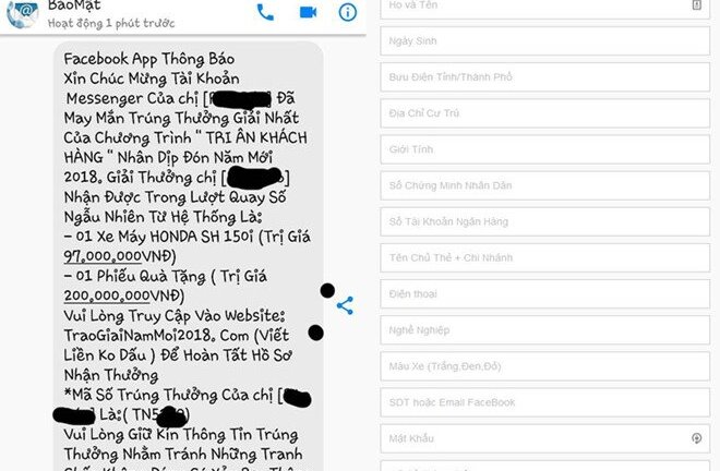 Nở rộ lừa đảo trên Facebook những ngày cận Tết tại Việt Nam