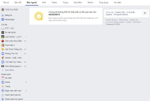 Facebook chặn tính năng tìm kiếm người dùng bằng số điện thoại và email vì bê bối bảo mật