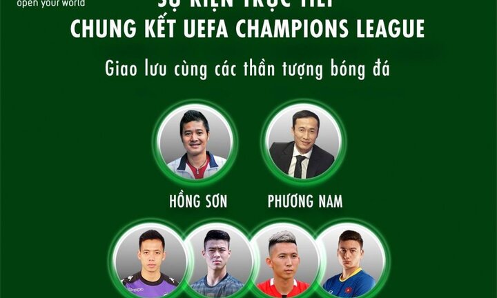 Trực tiếp Chung kết UEFA Champions League tại 3 thành phố Hà Nội, Hải Phòng và Hạ Long