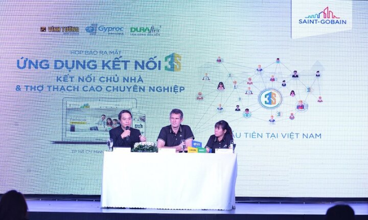 Saint-Gobain Việt Nam ra mắt 3S: Ứng dụng kết nối chủ nhà và thợ thạch cao