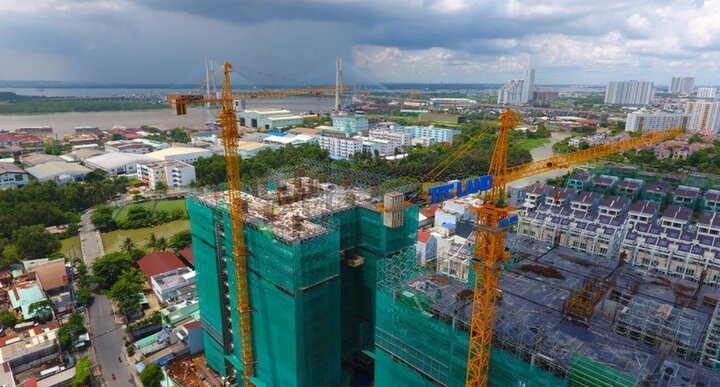 Dự án khu căn hộ cao cấp của TTC Land tại quận 7 cất nóc