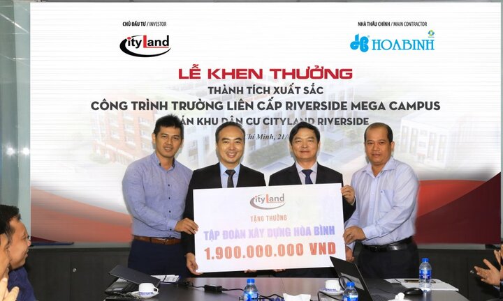 Thi công chất lượng, chủ đầu tư thưởng nhà thầu 1,9 tỷ đồng