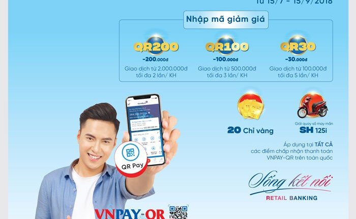 Cùng VietinBank iPay Mobile 'QRPay, quét mã trúng vàng'