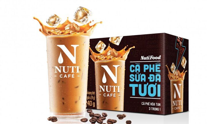 NutiFood 'đóng gói' cà phê sữa đá pha phin vào gói cà phê hòa tan