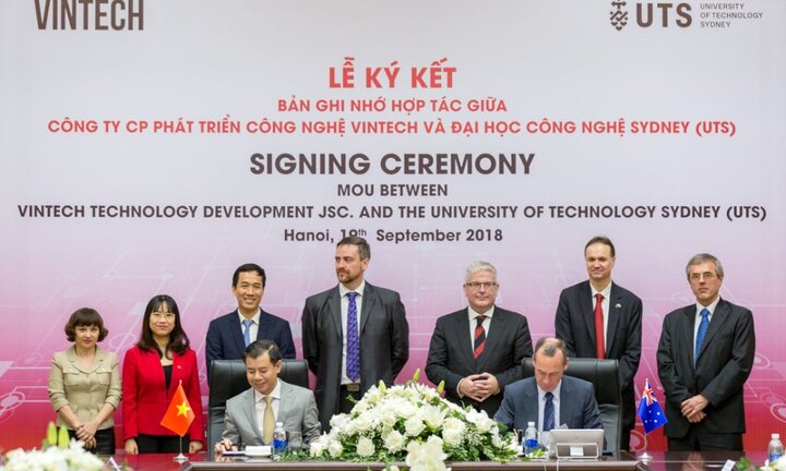 VinTech và Đại học Công nghệ Sydney ký bản ghi nhớ hợp tác về công nghệ