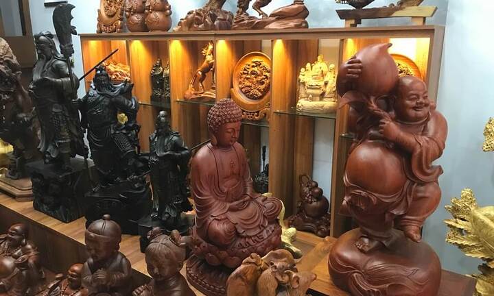 Tượng gỗ phong thủy: Lựa chọn quà tặng được ưa chuộng dịp Tết Trung thu