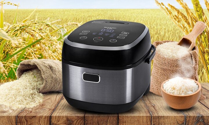 Nồi cơm điện cao tần mới của Sharp: Tiết kiệm thời gian, cơm ngon tròn vị