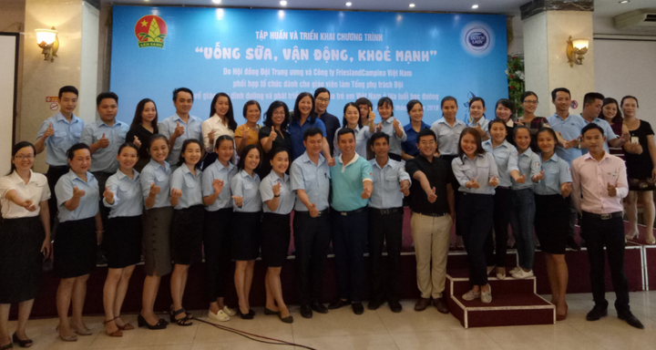 Sữa Cô Gái Hà Lan mở rộng hoạt động giáo dục dinh dưỡng và phát triển thể lực tại miền trung