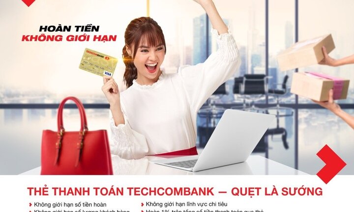 Người tiêu dùng thích thú với thẻ 'càng tiêu càng có tiền hoàn'