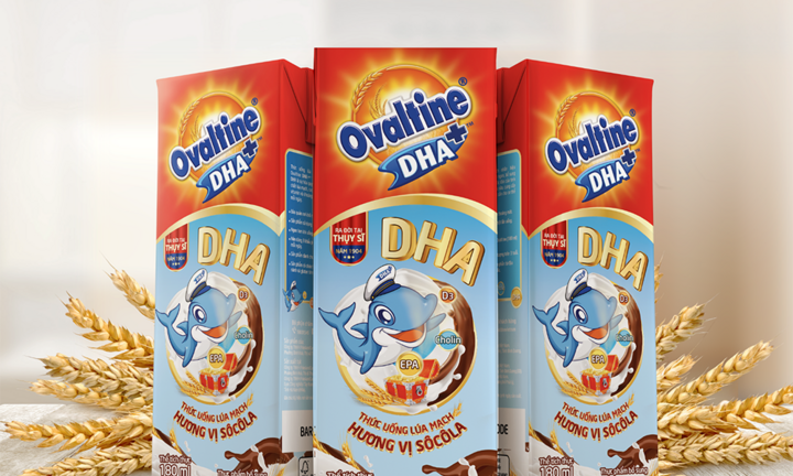 Ovaltine lần đầu tiên ra mắt sản phẩm ca cao lúa mạch có chứa DHA