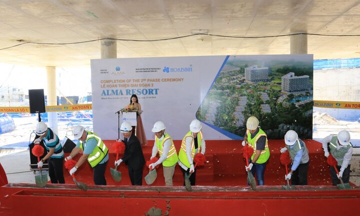 Hòa Bình hoàn thành giai đoạn 2 gói thầu dự án khu nghỉ dưỡng ALMA Nha Trang