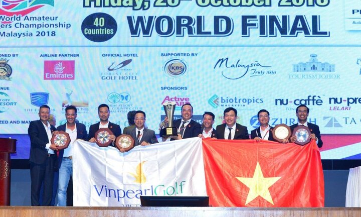 Đội tuyển Golf Việt Nam bảo vệ thành công vị trí số 1 Giải WAGC Thế giới
