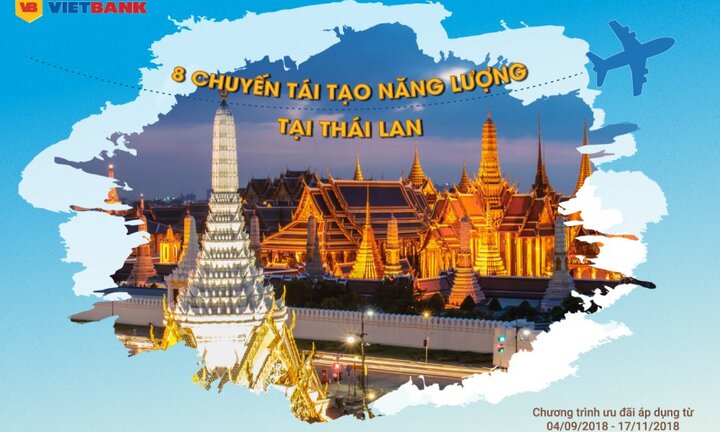Trúng thưởng nhiều chuyến du lịch nước ngoài cùng Vietbank