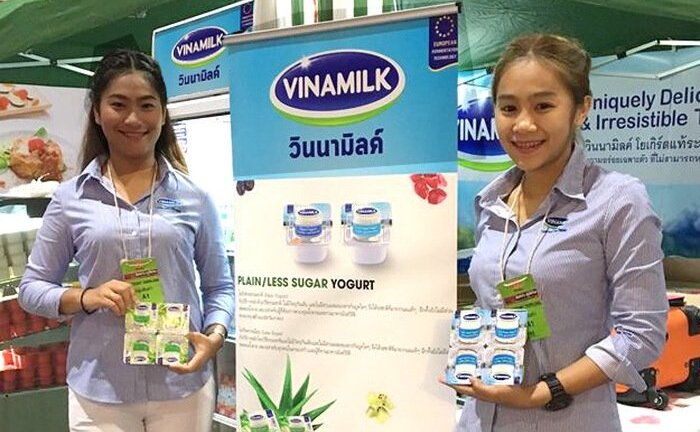 Sản phẩm sữa các loại của Vinamilk ra mắt người tiêu dùng Trung Quốc tại hội chợ nhập khẩu quốc tế Trung Quốc lần thứ nhất (CIIE 2018)