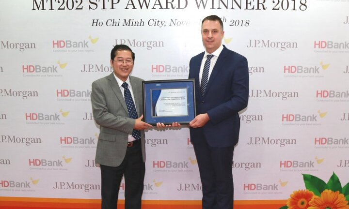 HDBank có dịch vụ thanh toán quốc tế xuất sắc toàn cầu