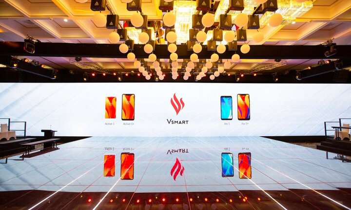 Lộ sân khấu hoành tráng trước thềm ra mắt điện thoại Vsmart