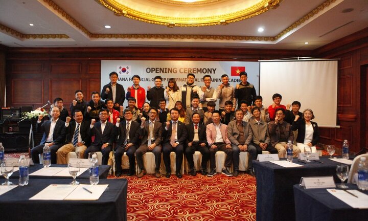 Lễ khai giảng Dự án khóa đào tạo nhân tài CNTT do Tập đoàn tài chính Hana tài trợ