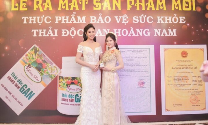 Mỹ phẩm Hoàng Nam tổ chức dạ tiệc, ra mắt sản phẩm mới thải độc gan, thanh lọc cơ thể