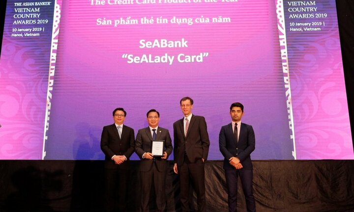 Thẻ tín dụng quốc tế Sealady vinh dự được the Asian Banker bình chọn là 'Sản phẩm thẻ tín dụng tiêu biểu của năm 2018'