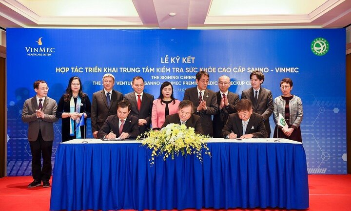 Vinmec hợp tác với thương hiệu y tế hàng đầu Nhật Bản, cung cấp dịch vụ khám sức khỏe tổng quát cao cấp
