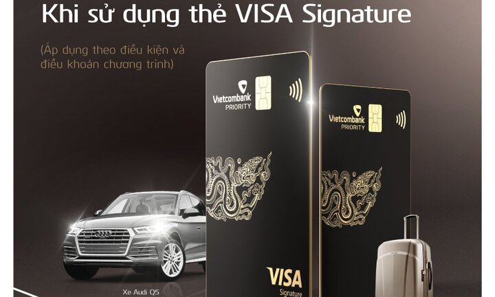 Chương trình khuyến mại nhân dịp ra mắt thẻ Vietcombank Visa Signature