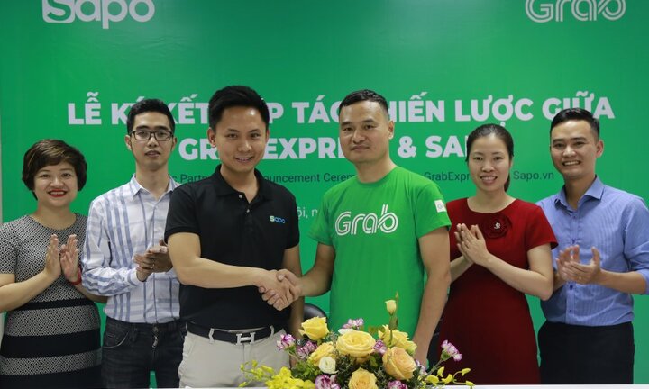 Sapo bắt tay tích hợp dịch vụ giao hàng nhanh GrabExpress