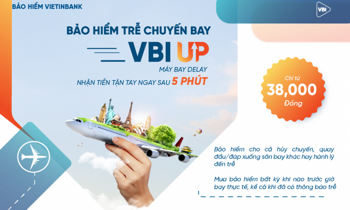 VBI ra mắt sản phẩm Bảo hiểm trễ chuyến bay VBI Up