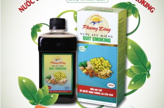 Nước súc miệng Quit Smoking giúp cai thuốc lá một cách tự nhiên