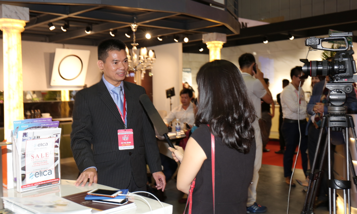 Tủ bếp đẹp chất liệu sợi thủy tinh (Fiberglass)